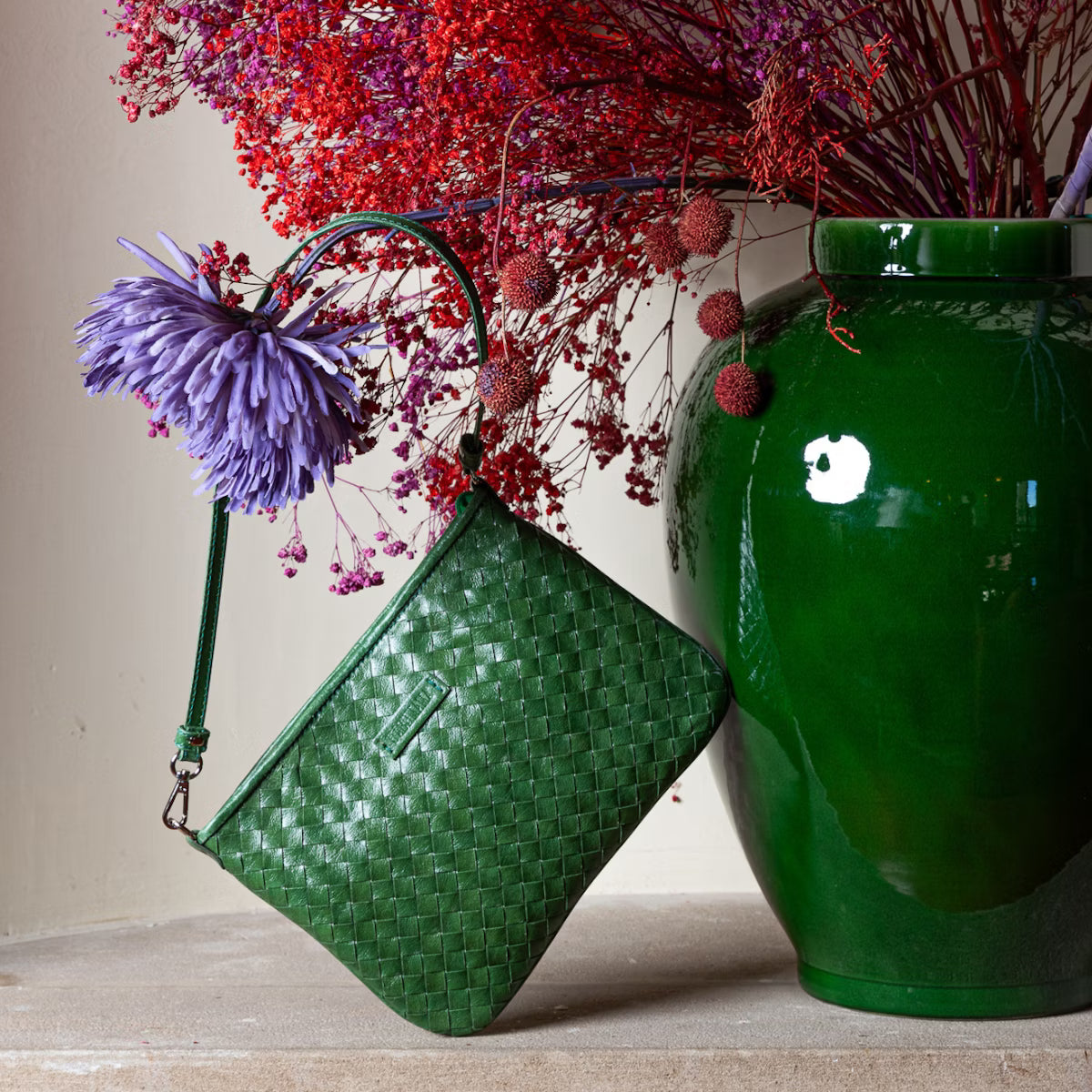 Taštička LOLA zelená