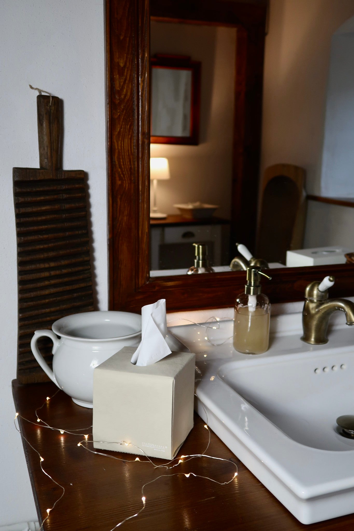 Box na servítky kašmírový