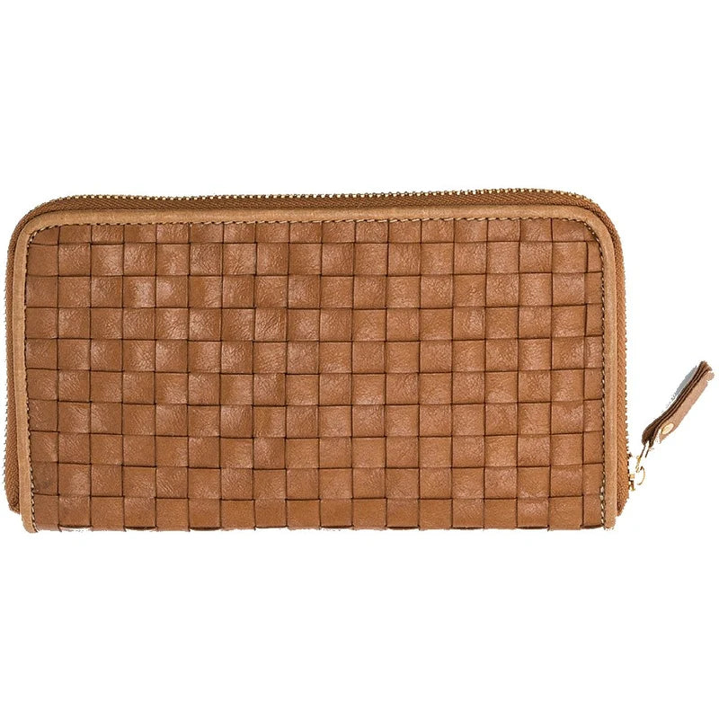 Peňaženka VITA prepletaná hnedá