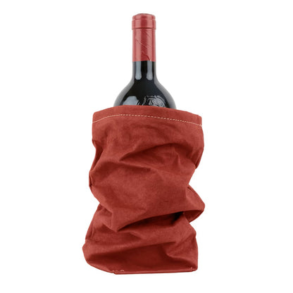 Taška na víno bez popruhu črvená