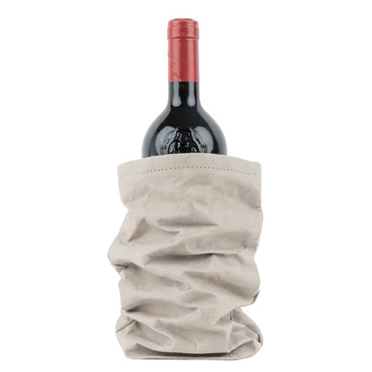 Taška na víno bez popruhu svetlosivá