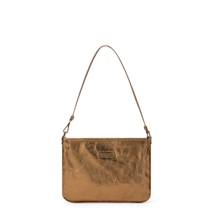 Taštička LOLA hnedá-metalická