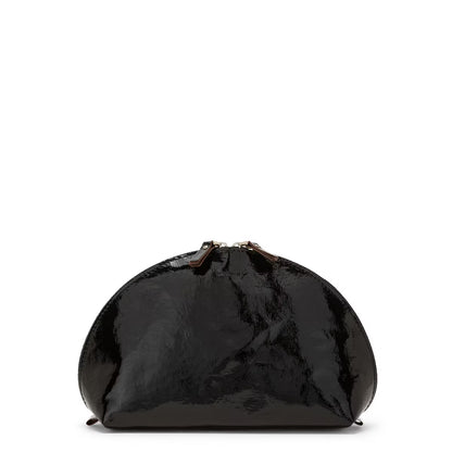 Taštička LUNA čierna lesklá