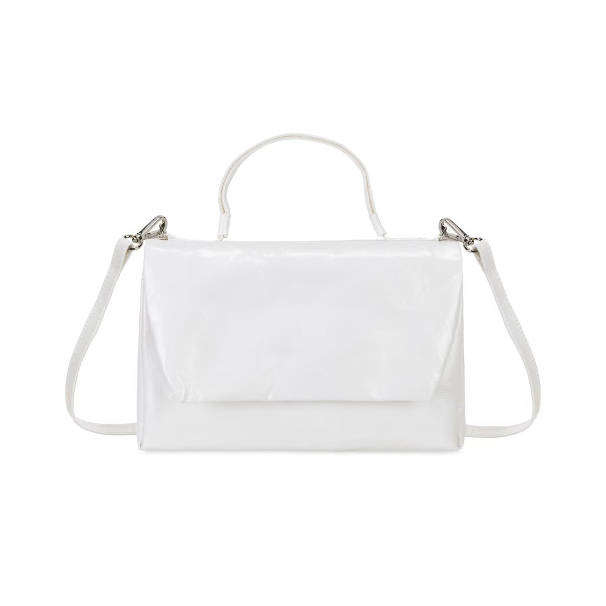 Taštička TERME veľká biela lesklá