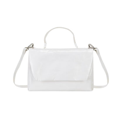 Taštička TERME veľká biela lesklá