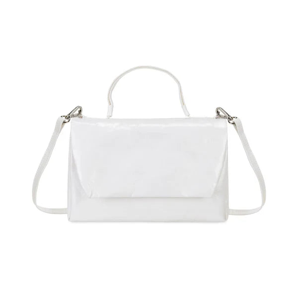 Taštička TERME veľká biela lesklá