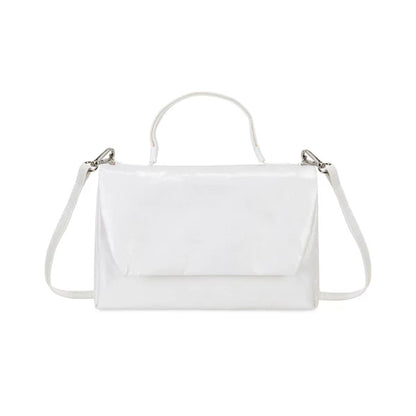 Taštička TERME veľká biela lesklá