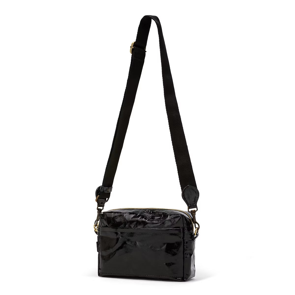 Taštička TRACOLLA čierna lesklá