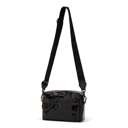 Taštička TRACOLLA čierna lesklá