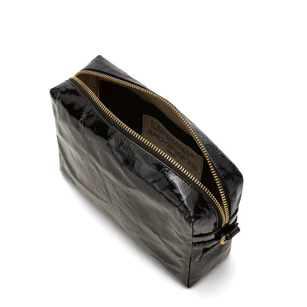 Taštička TRACOLLA čierna lesklá