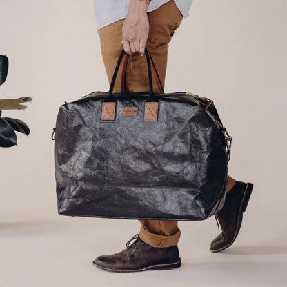 Cestovná taška z prateľného papiera ROMA čierna