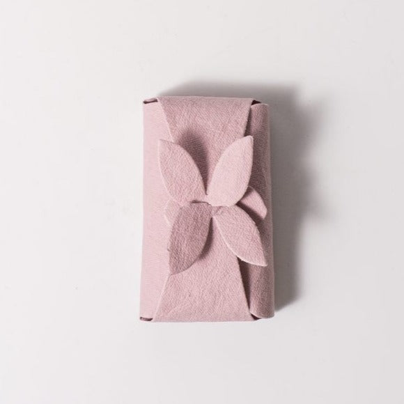 Obal na mydielko z prateľného papiera o ružová