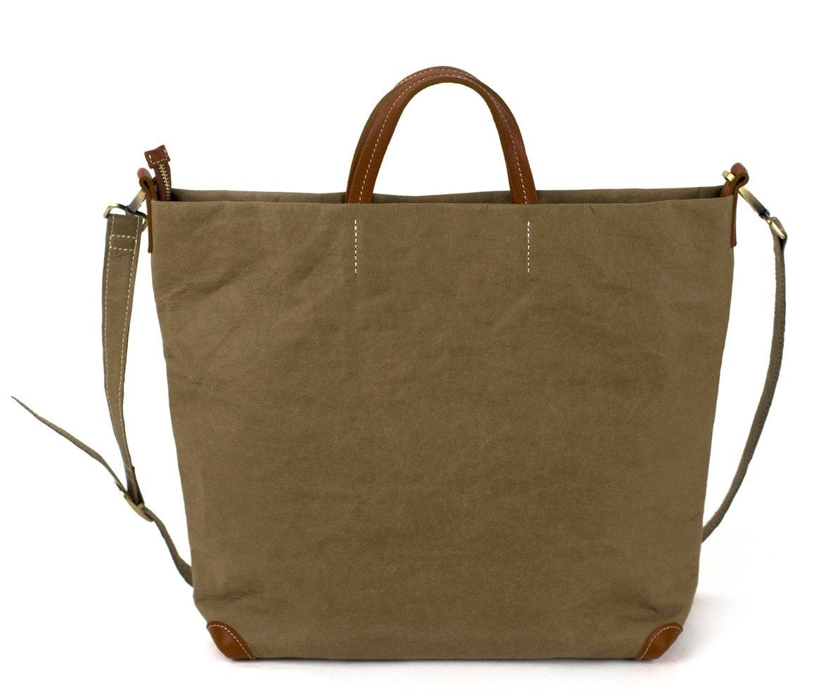 Taška z prateľného papiera ALLE olivová