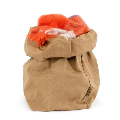 Vrecko z prateľného papiera piesková