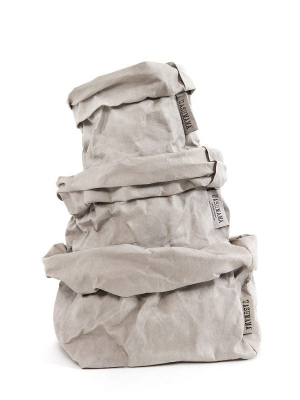 Vrecko z prateľného papiera svetlosivá