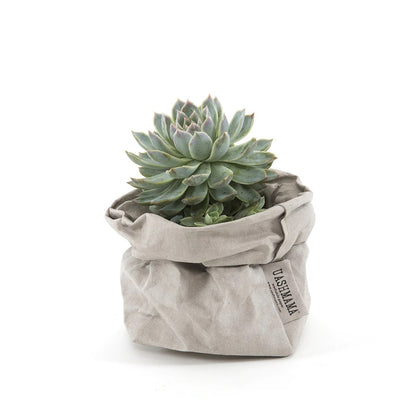 Vrecko z prateľného papiera svetlosivá