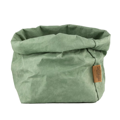 Vrecko z prateľného papiera svetlozelená