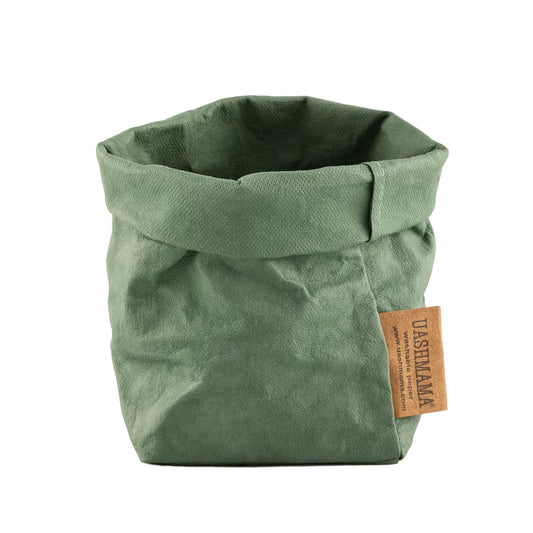 Vrecko z prateľného papiera svetlozelená