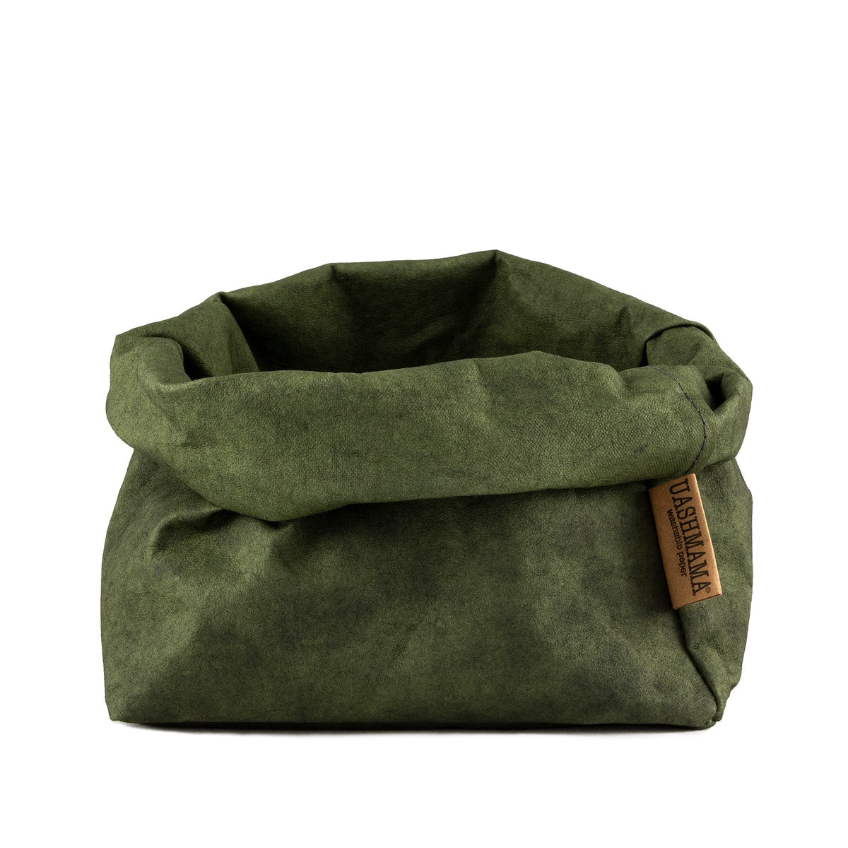 Vrecko z prateľného papiera tmavozelená